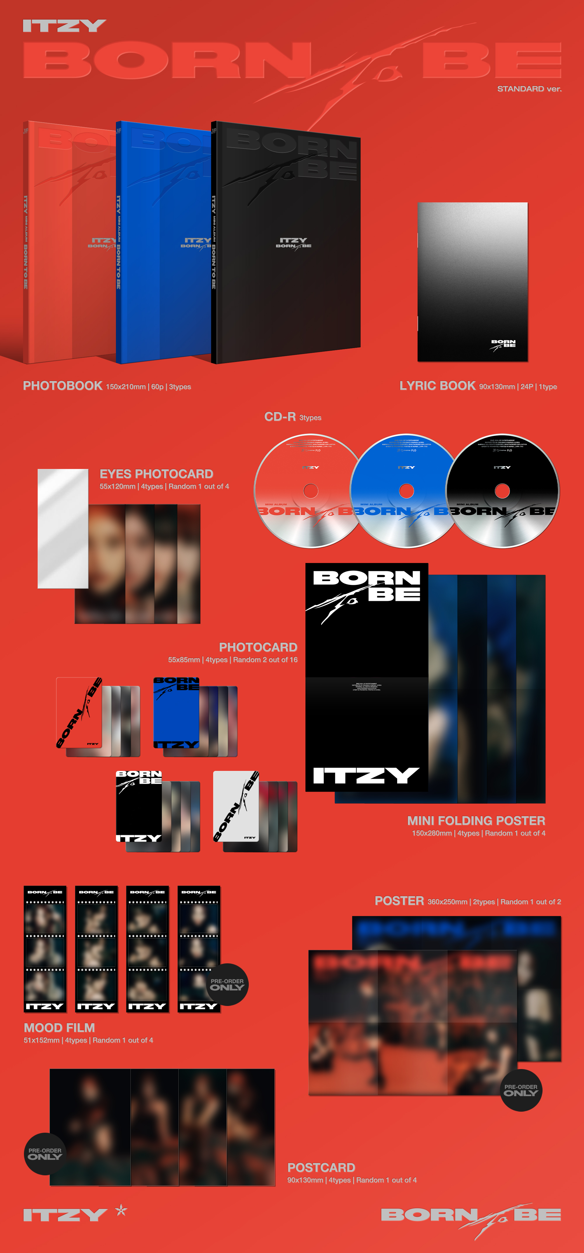 ITZY - BORN TO BE (STANDARD Ver.)
